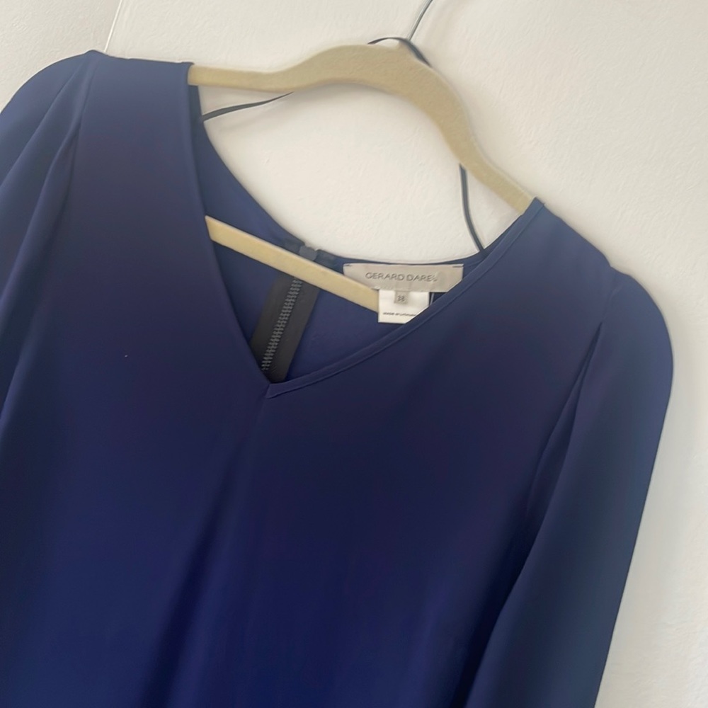 Gerard Darel Three Quarter Sleeve Shift Dress - Picture 4 of 4